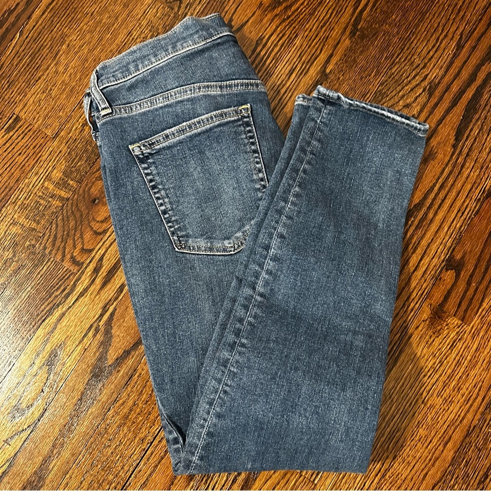 GAP Women's Skinny Jeans - Faded Blue Denim 28  6 short